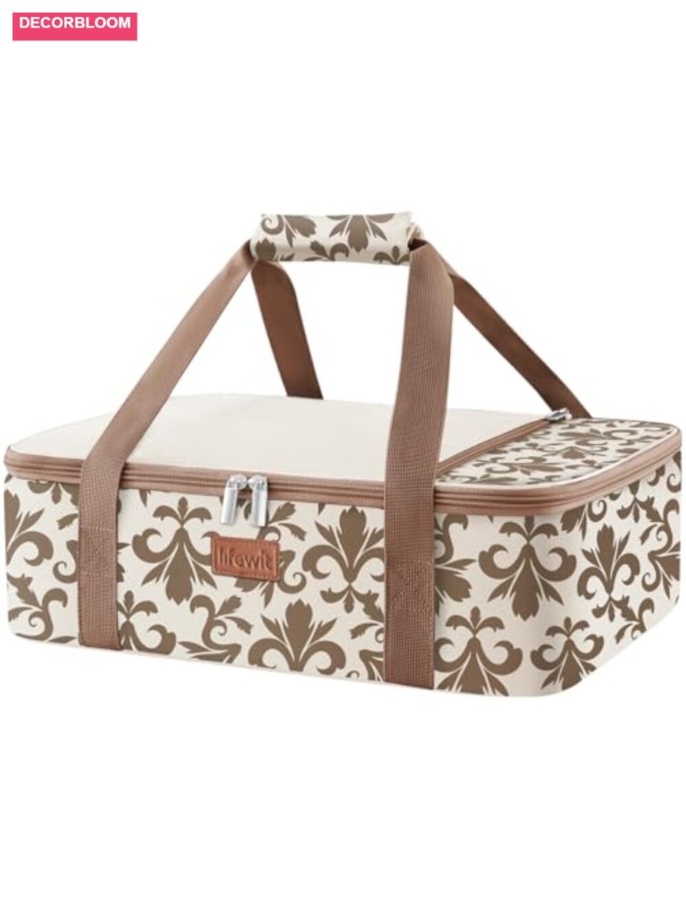 Insulated Casserole Carrier Hot Cold Food Tote Potluck Picnic